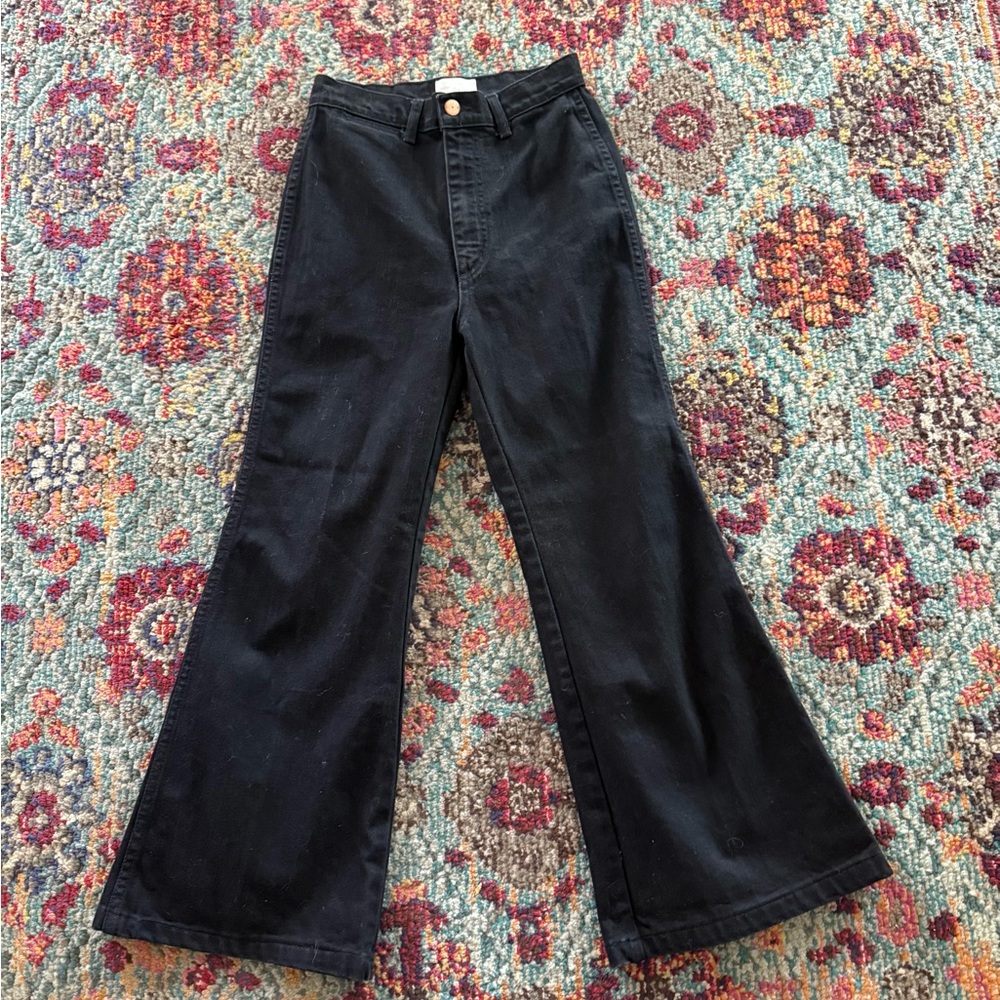 Doen Black high rise cropped